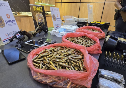 Operación Conexión CV: Desmantelan red que abastecía armas y drogas al Comando Vermelho