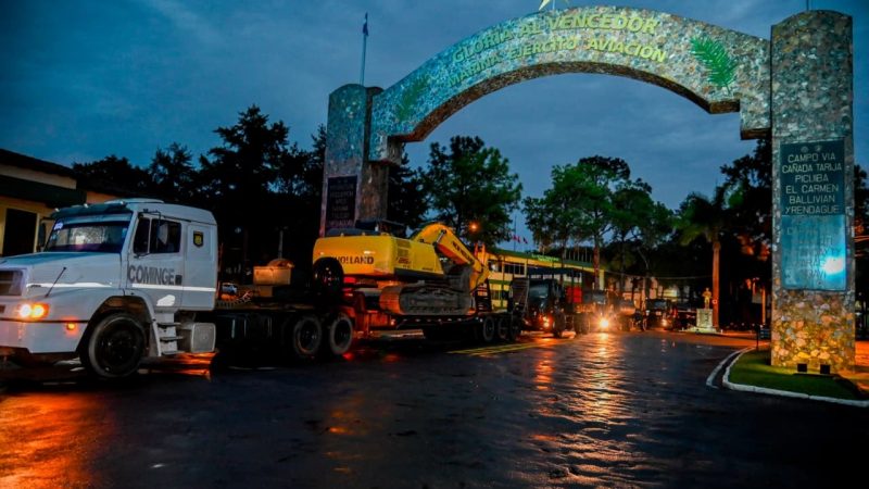 Convoy militar parte rumbo al Chaco para revitalización de tajamares