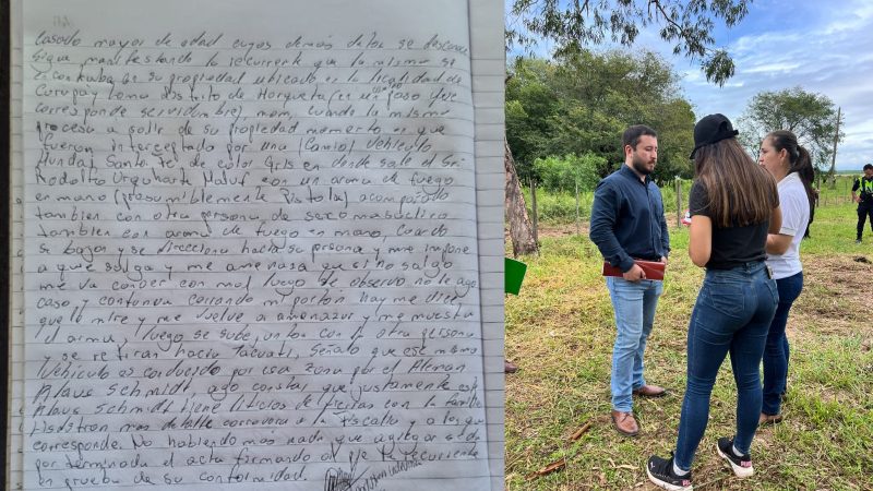 Fiscalía responde a denuncia de la familia Lindstrom: “No tienen título de propiedad, el legítimo dueño es Klaus Schmidt”