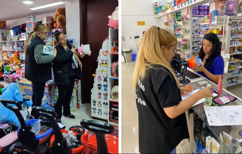 Fiscalizadores controlan comercios por el Black Friday en Asunción