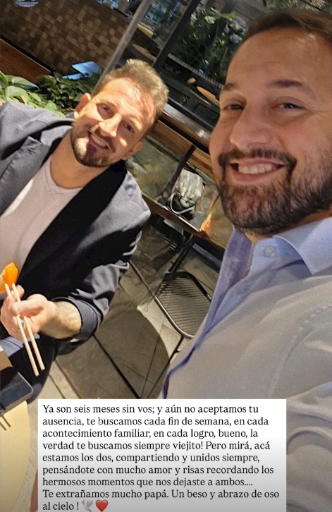 Emotiva dedicatoria de Kike a su papá, a quien perdió hace 6 meses