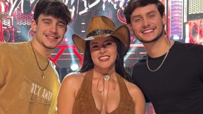 ¡Mirá con qué les recibió Mily Brítez a Joao Pedro & Fellipe!