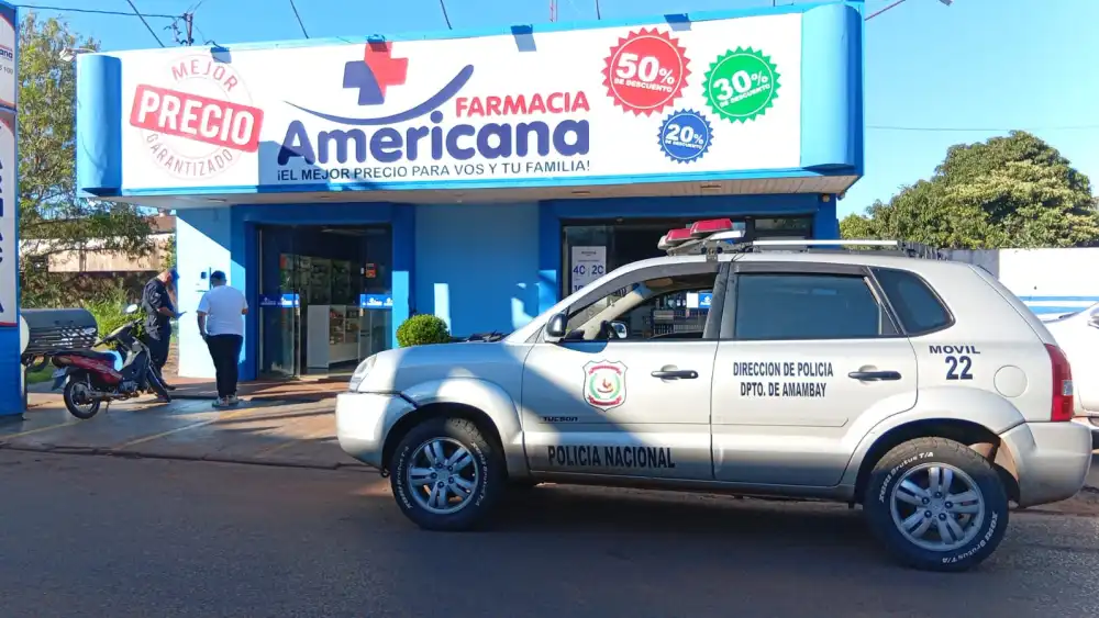 Asaltantes irrumpen en farmacia y se llevan G. 50 millones de una caja fuerte en PJC