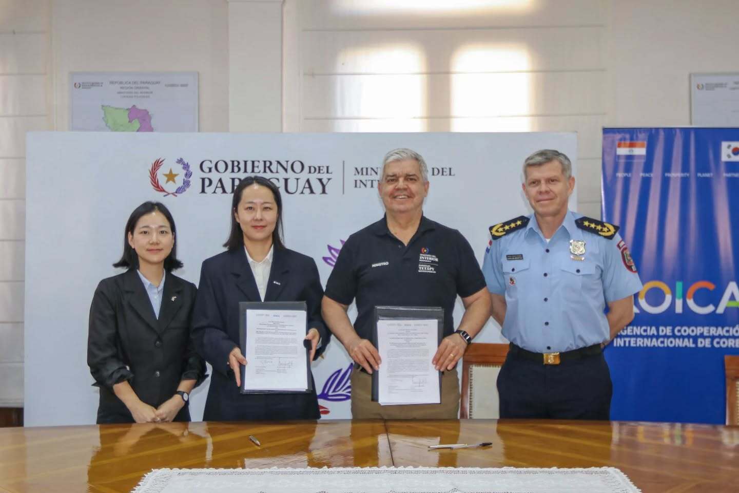 Ministerio del Interior acuerda fortalecer el sistema 911 en colaboración con la KOICA