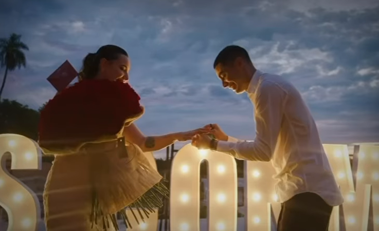 Miguel Almirón le propuso matrimonio al amor de su vida