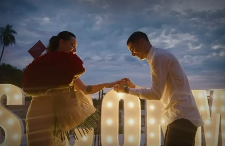 Miguel Almirón le propuso matrimonio al amor de su vida