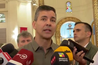 Peña llega tarde a misa y volverá a ausentarse de la celebración central en Caacupé