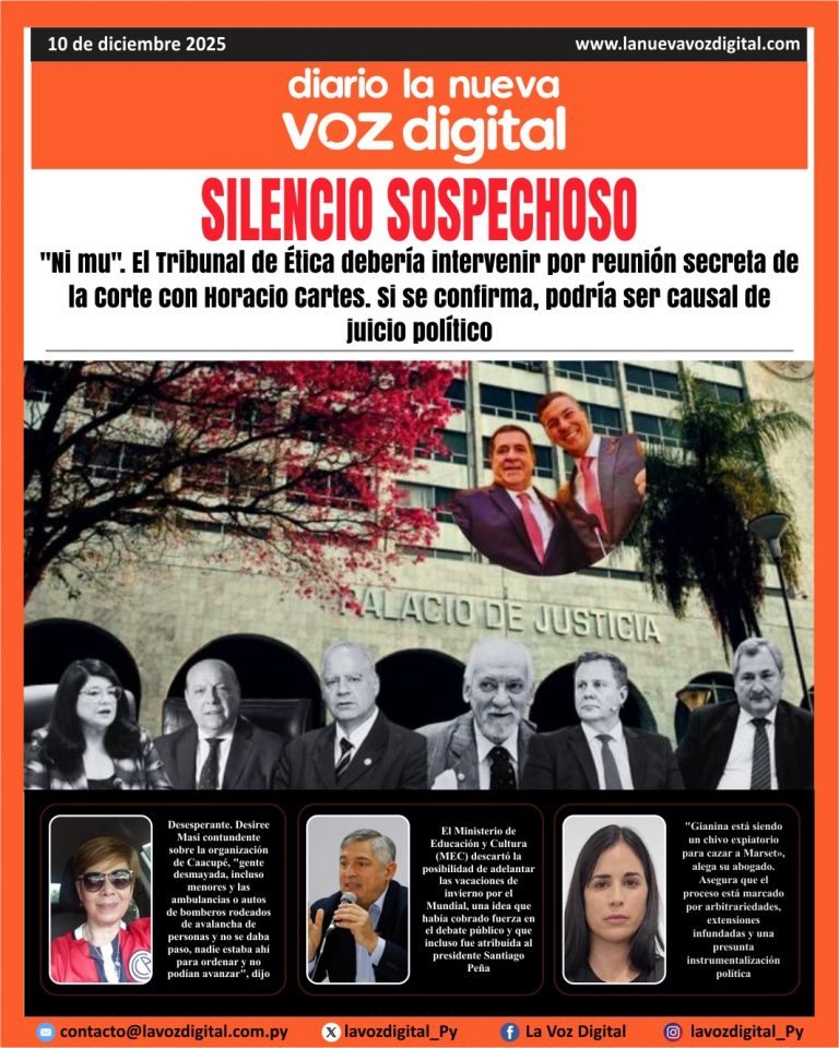 Tapa del 10 de diciembre del 2025