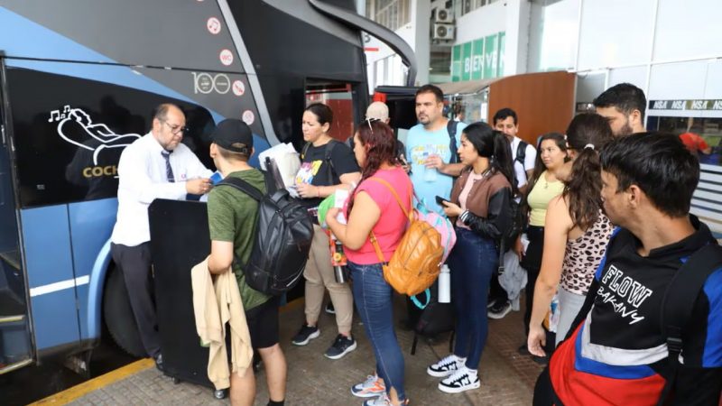 Operativo Navidad movilizó a más de 250 mil viajeros en la Estación de Buses de Asunción