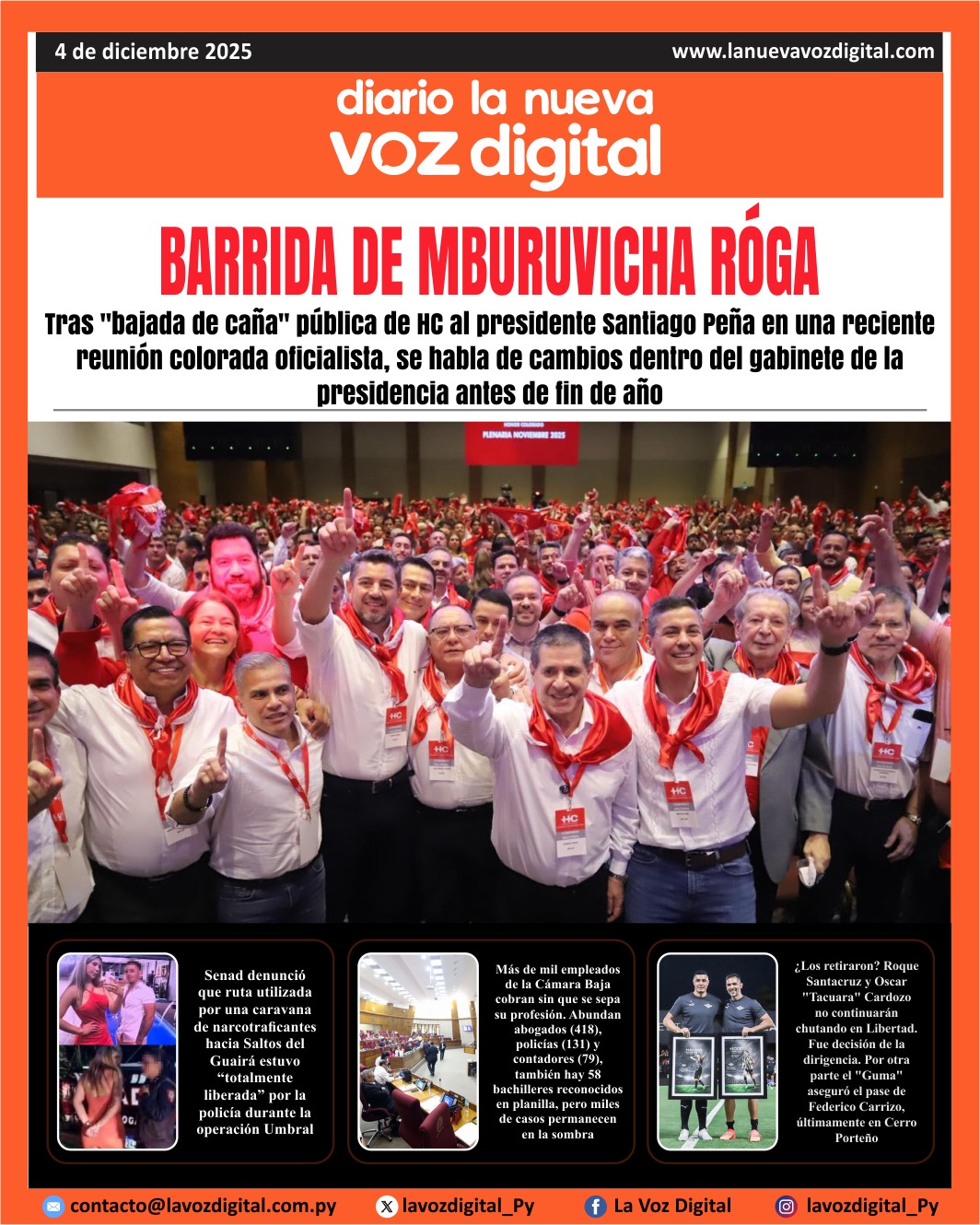 Tapa 4 de diciembre 2025