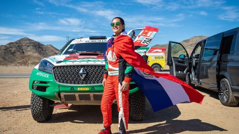 Andrea Lafarja hará historia como la primera mujer paraguaya en competir en un rally mundial