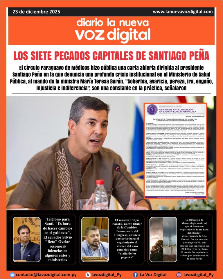 Tapa 23 de diciembre 2025