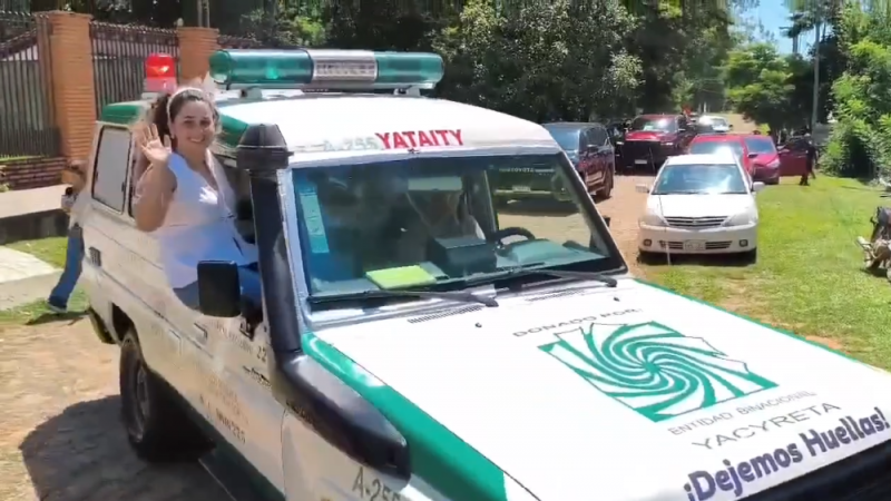 Entrega de ambulancia en Yataity se convierte en acto proselitista y profundiza fractura en Honor Colorado