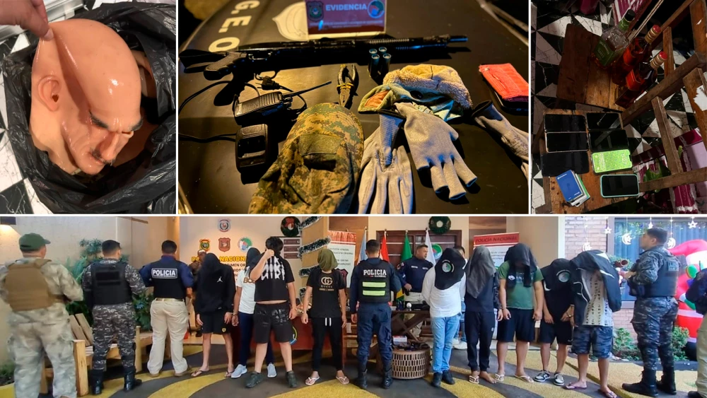 Allanamientos simultáneos en busca de asaltabancos dejan 10 capturados en CDE