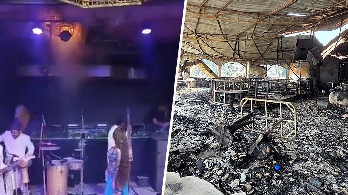 Así empezó un incendio en una discoteca de India que mató a 25