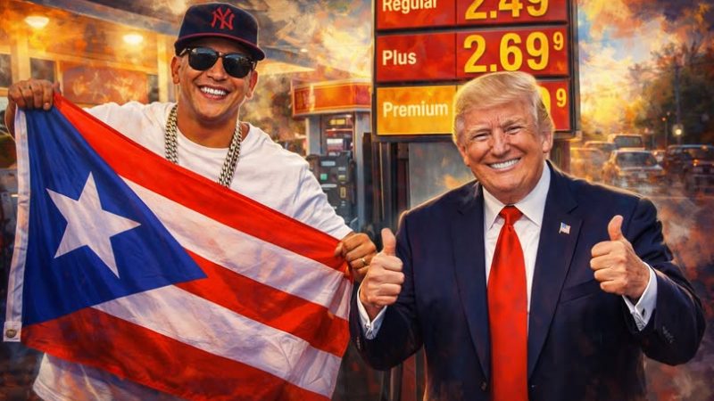 Trump celebró baja del precio de combustible al ritmo de «Gasolina» de Daddy Yankee