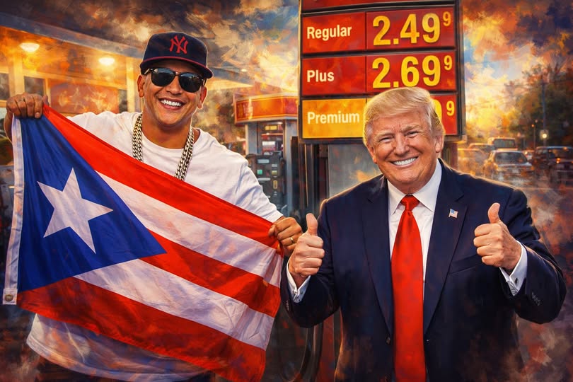 Trump celebró baja del precio de combustible al ritmo de «Gasolina» de Daddy Yankee