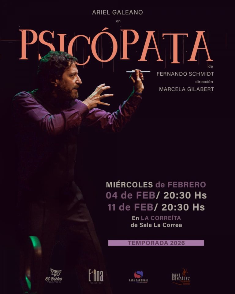 “Psicópata” regresa: humor negro y escalofrío en escena