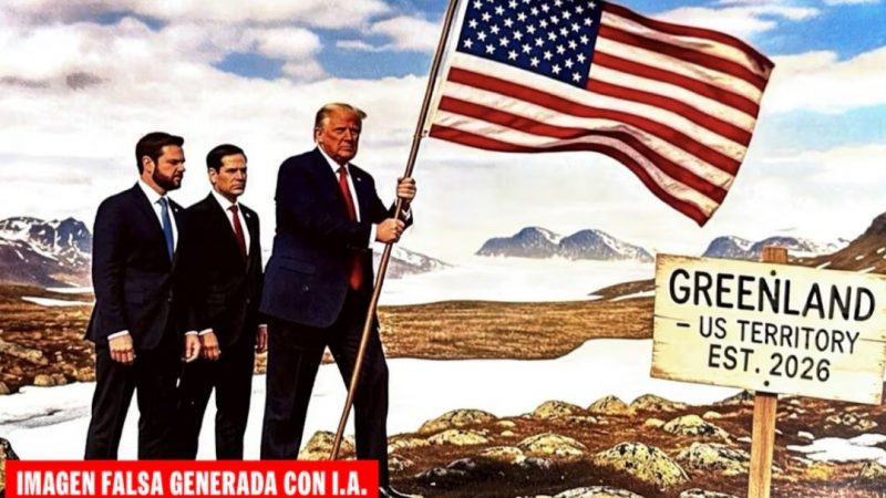 Trump provoca a sus aliados con imágenes de conquista generadas por IA