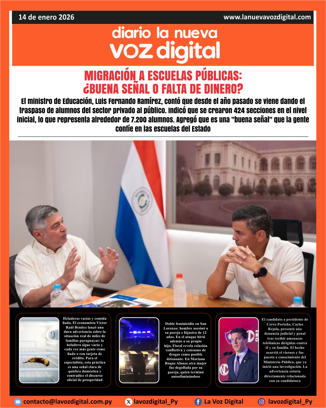 Tapa 14 de enero 2026