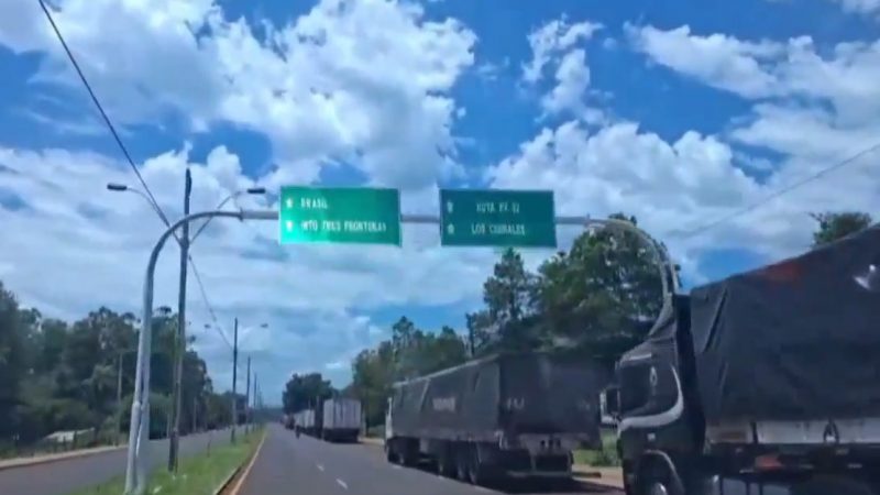 Caos generado por camiones en Presidente Franco: «Se convirtió en un desastre»