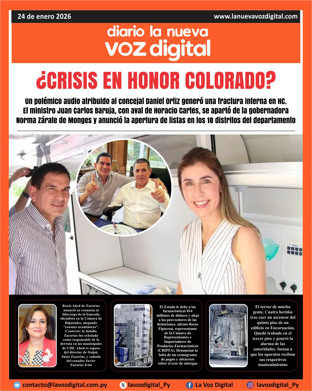 Tapa 24 de enero 2026