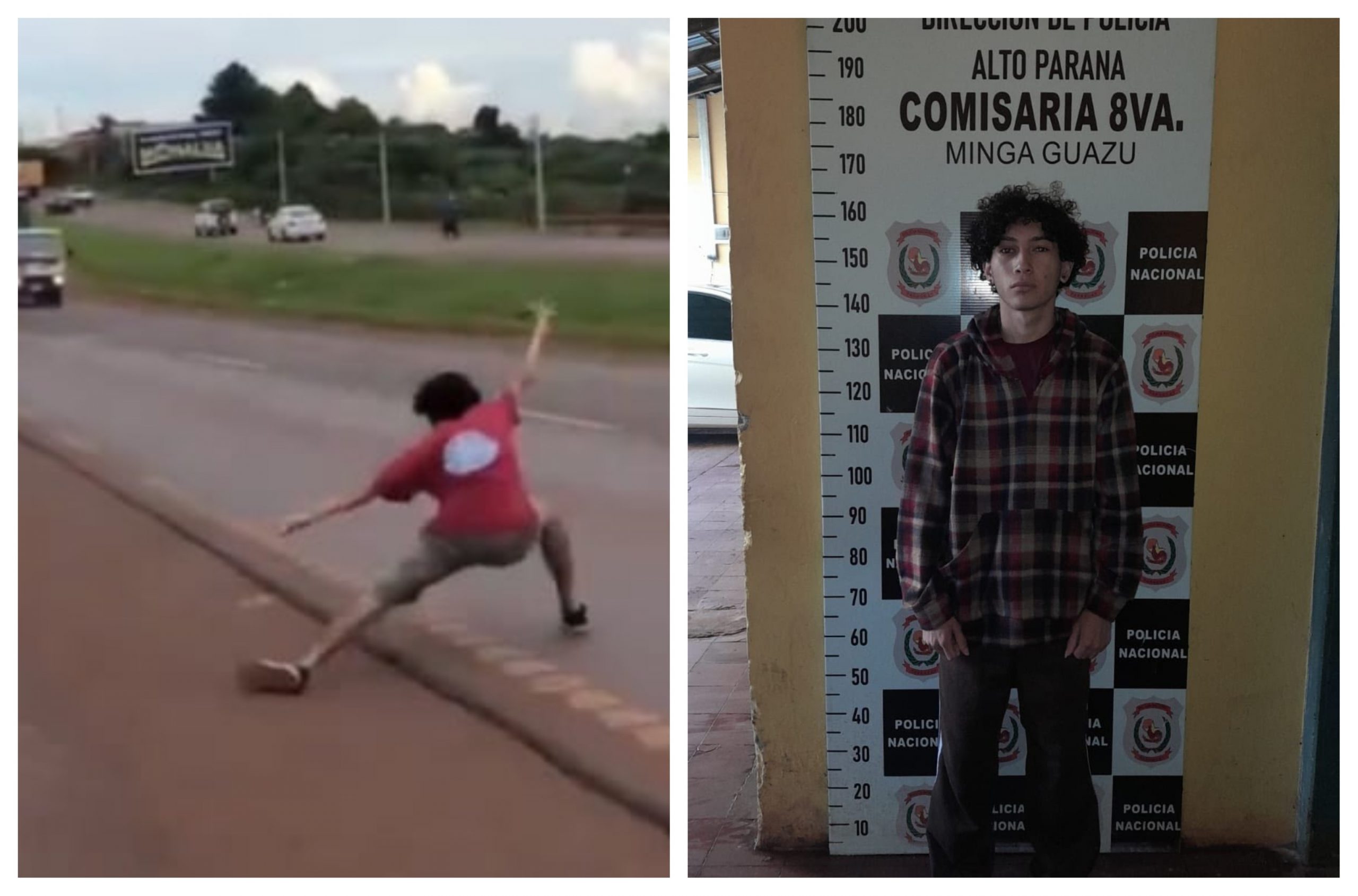 Detienen a tiktokero que casi provoca un accidente grave en Minga Guazú