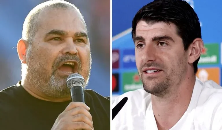 Chila trancó fuerte con Courtois: «Le sacó la novia a De Bruyne y habla de moral»