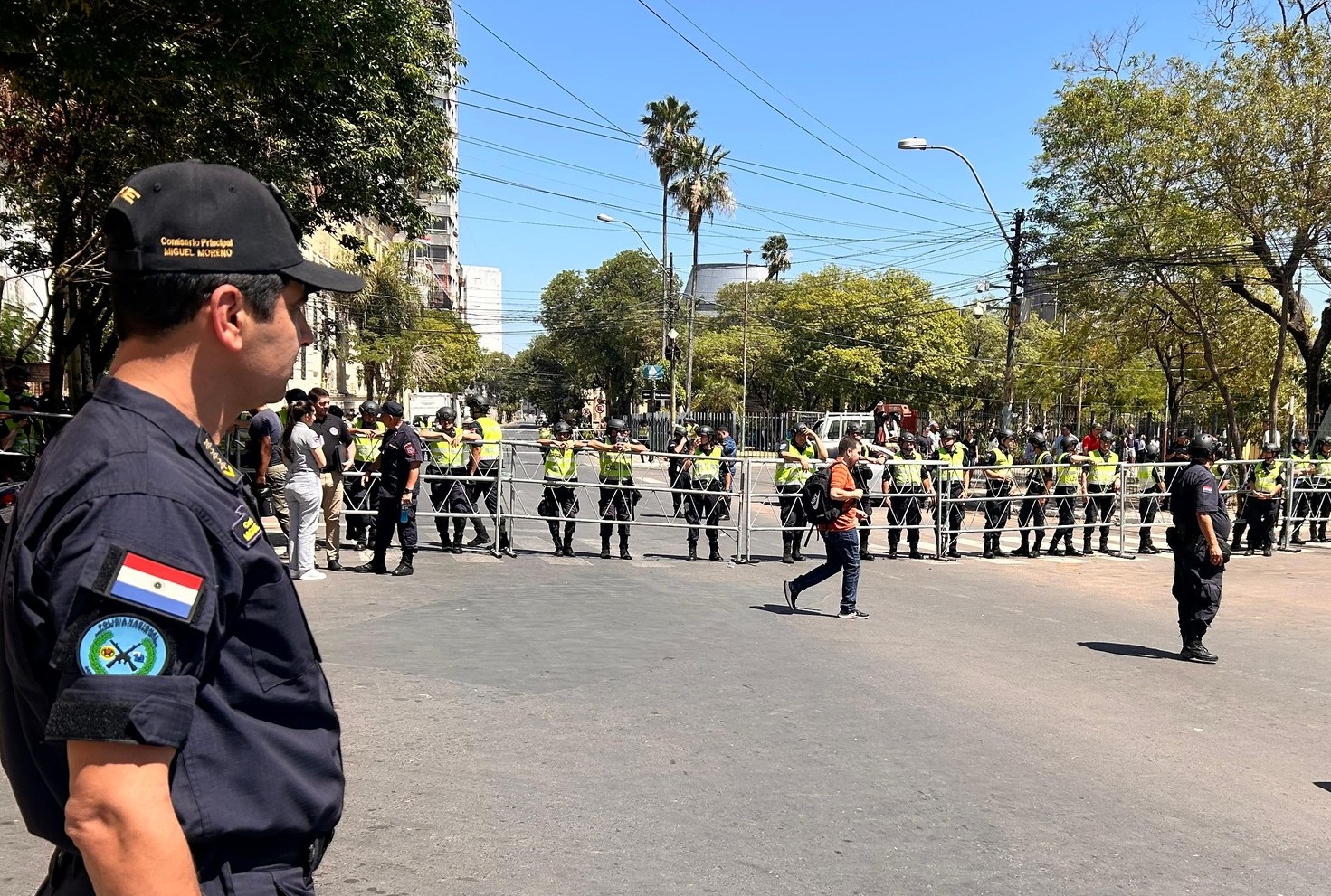 Policía activa protocolo especial por protestas en Asunción