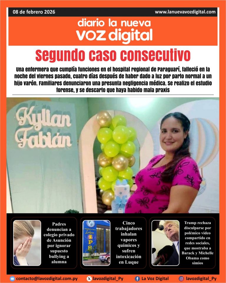 Tapa del 8 de febrero del 2026