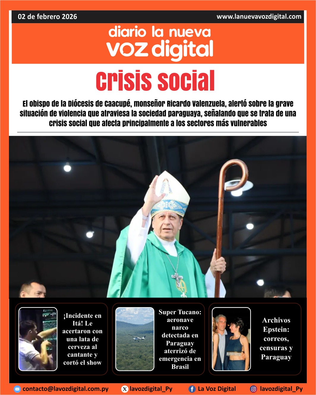 Tapa del 2 de febrero del 2026