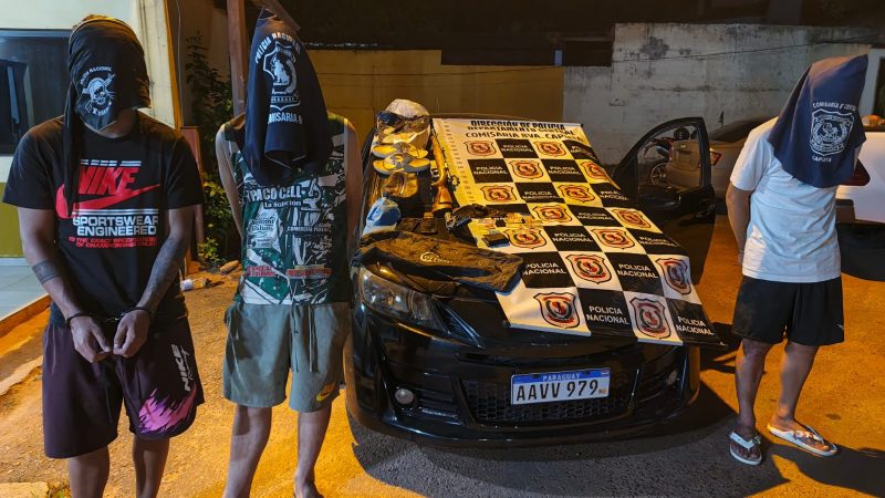 Detienen a hijo de Óscar Rotela y a otras dos personas en Capiatá