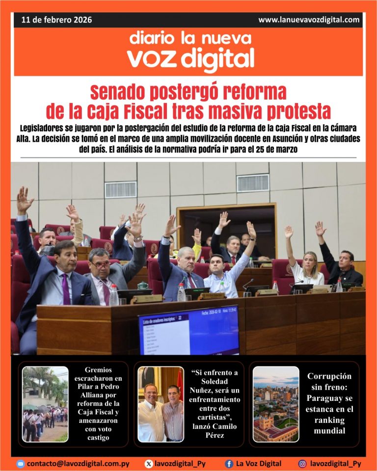 Tapa del 11 de febrero del 2026