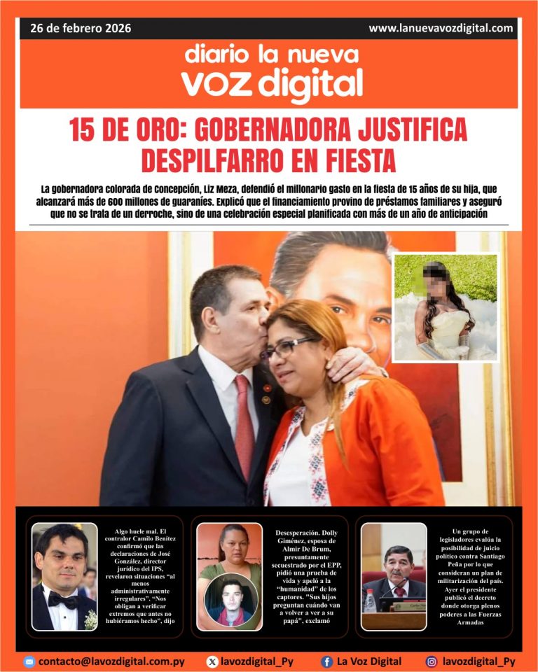 Tapa del 26 de febrero del 2026