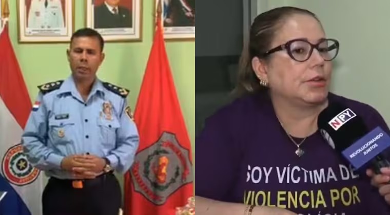 Peruana denuncia a excomisario paraguayo por presunta violencia doméstica