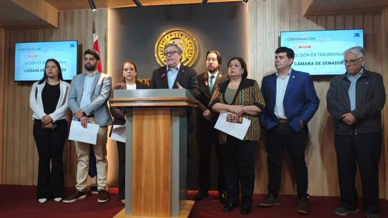 Oposición insiste en eliminar la jubilación vip del Congreso