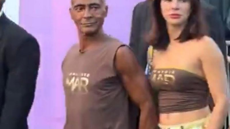 Romario se hizo viral después de mostrarse con su novia, 38 años menor que él