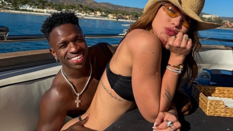 Virginia contó que su historia con Vini Jr comenzó con un emoji de fuego