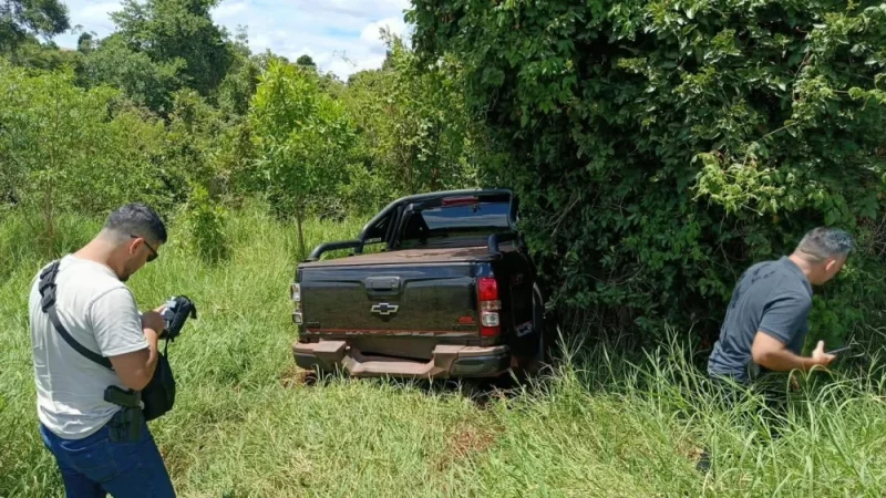 Hallan en Alto Verá la camioneta de Félix Kanazawa